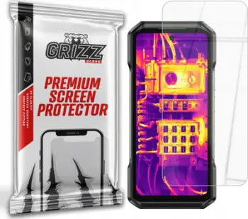 Xham mbrojtës hibrid Grizz për Ulefone Armor 27T Pro, prerje precize, rezistent ndaj goditjeve, transparent