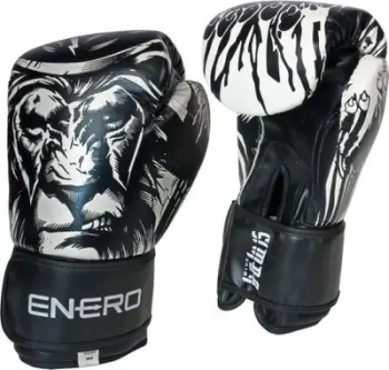 Doreza boksi Enero Tiger, 12 oz, lëkurë, të kuqe