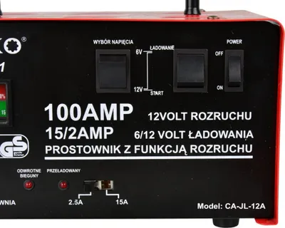 Karikues baterie Geko GEKO, 100A, 6/12V, i zi - 4