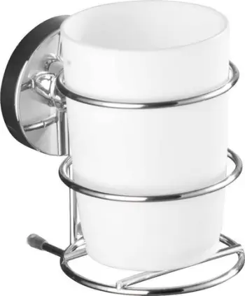 Gotë dhëmbësh WENKO Vacuum Loc Milazzo, montim pa shpime, çelik krom