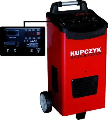 Karikues baterie KUPCZYK DFC-450T, nisje 12V 24V, ampermetër dixhital