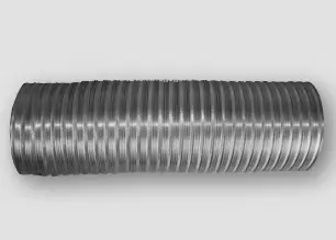 Tub ventilimi SPIRO, alumin, 115mm, i argjendtë