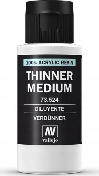 Medium hollues Vallejo 73524, për bojëra akrilike, 60ml - 1
