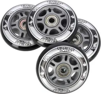 Set rrotash për rollera NILS Extreme PU, 4 copë