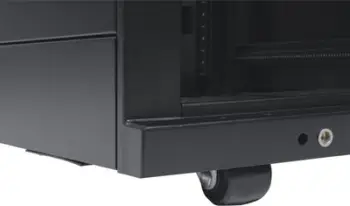 Set rrotash Tripp Lite SRCASTER SmartRack, 4 copë, kapacitet i lartë peshe, të zeza