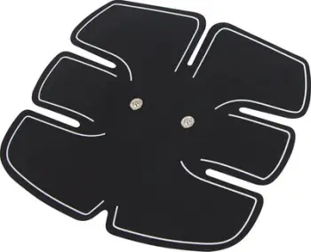 Patch anësor për stimulator elektrik Blow EMS, fleksibël, për muskujt e barkut, i zi