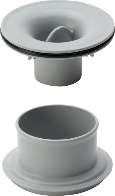 Tub zhytës Viega 4935.21, 100mm, plastikë, gri - 1