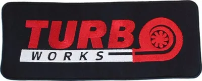 Patch dekorativ TurboWorks Tab, 23.5 x 6.5cm, shumëngjyrësh - 1