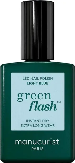 Llak për thonj Manucurist Green Flash për femra Light Blue 15ml