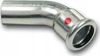 Lak 45° Sanha Therm, 28 mm, çelik karboni