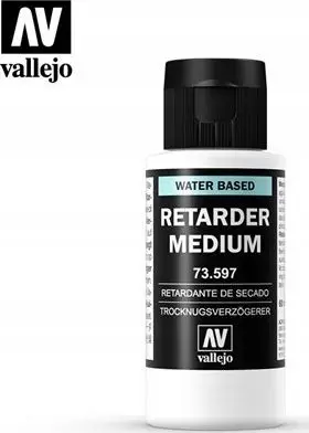 Medium retardues Vallejo 73597, për bojë akrilike, 60ml, transparent