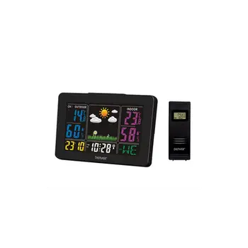 Denver Colorful Weather Station With Clock Function