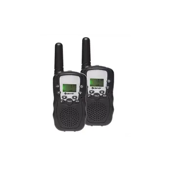 Walkie talkie Denver WTA-449, set me dy pajisje, 8 kanale, i zi