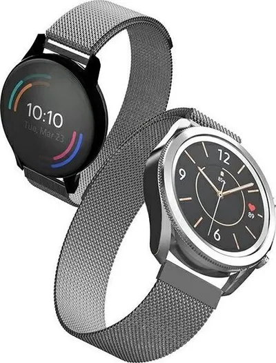 Rrip dore Mercury Mesh për Apple Watch, 38/40/41 mm, çelik inox, argjendtë - 4