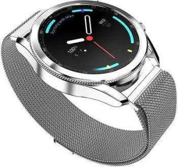 Rrip dore Mercury Mesh për Apple Watch, 38/40/41 mm, çelik inox, argjendtë