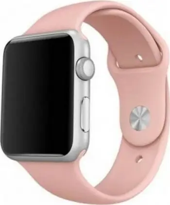Rrip dore Mercury për Apple Watch 38/40/41 mm, silikon, rozë