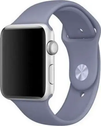 Rrip dore Mercury Silicone Strap për Apple Watch 38/40/41 mm, silikon, light purple lavender