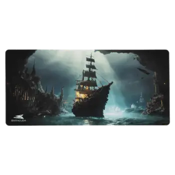 Mauspad Gaming Baracuda Ghostship, BGMP-02, 750x350, L