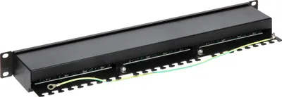 Patch panel Delta PP-24 RJ45, 24 porta, Cat 5e FTP, 1U, i zi - 2