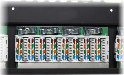 Patch panel Delta PP-24 RJ45, 24 porta, Cat 5e FTP, 1U, i zi - 5