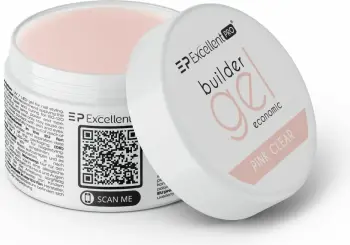 Xhel ndërtues për femra Excellent PRO Economic Pink Clear 15g