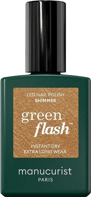 Llak për thonj për femra Manucurist Green Flash Shimmer, 15ml - 1