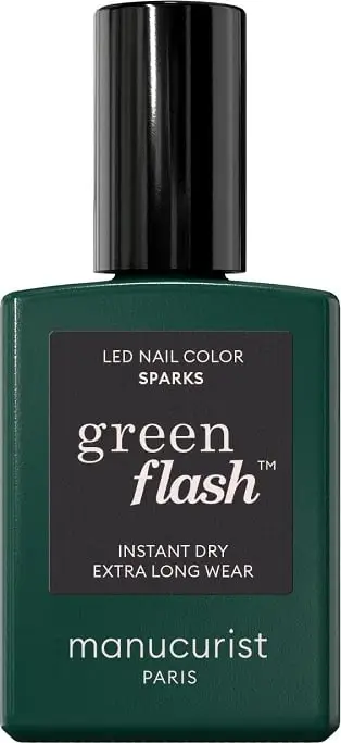 Llak për thonj për femra Manucurist Green Flash Sparks 15ml