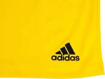Shorce sportiv adidas Entrada 22 M IC7404, poliestër i ricikluar, teknologji Aeroready, të verdha