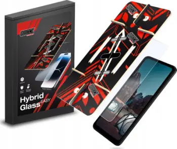 Xham mbrojtës hibrid GrizzGlass për Ulefone Armor 24, për ekran, transparent
