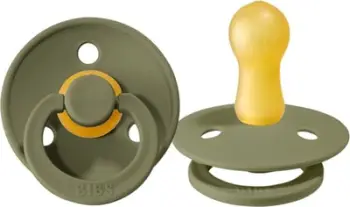 Memë qetësuese Bibs Olive, 6m+, shumëngjyrëshe
