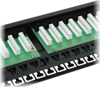Patch panel Delta PP-48/RJ/6C, 48 porta RJ-45, Cat.6, i zi