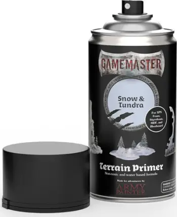 Sprej bazë për miniatura Army Painter Gamemaster Snow and Tundra, efekt borë dhe tundër, i bardhë