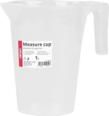 Gotë matëse universale Womax, 1000 ml, plastikë e tejdukshme, transparente