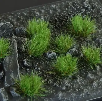 Tufa bari dekorativ Gamers Grass, 6 mm, Strong Green Wild, jeshile