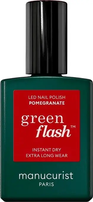 Llak për thonj Manucurist Green Flash për femra Pomegranate 15ml