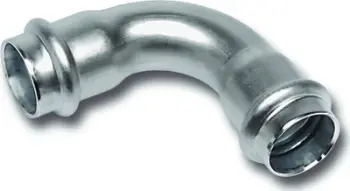 Lak pres 90° SANHA, inox, F/F, 22mm, argjendtë