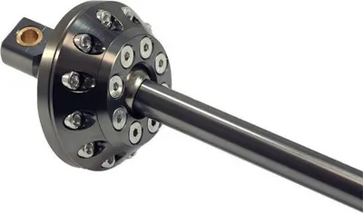 Short shifter BMW E30 E46, CNC duralumin, GunMetal me kokë të bardhë - 3