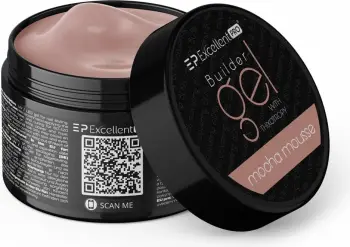 Xhel ndërtues për thonj për femra Excellent PRO Mocha Mousse, 50g