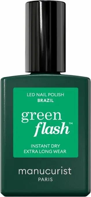 Llak për thonj për femra Manucurist Green Flash Brazil 15ml