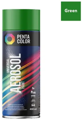 Sprej bojë Pentacolor Aeros Penta Green R-6029, 400ml, e gjelbër