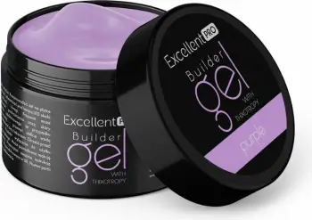Xhel ndërtues për femra Excellent PRO With Thixotropy Purple, 50g vjollcë