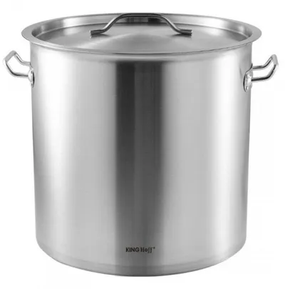 Tengere KINGHoff KH-1965, 36L, 36cm, çelik inox, argjendtë - 1