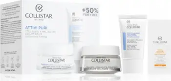 Set rutinë fytyre Collistar Pure Actives, locion 15ml, krem kolagjen 50ml, për femra