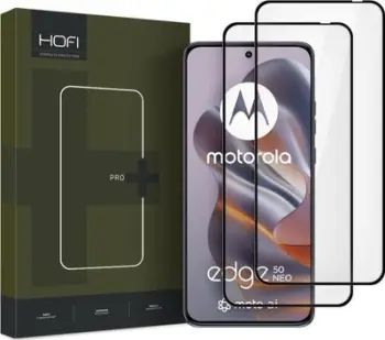 Xham mbrojtës Hofi Glass Pro+, Motorola Edge 50 Neo, 2 copë, i zi