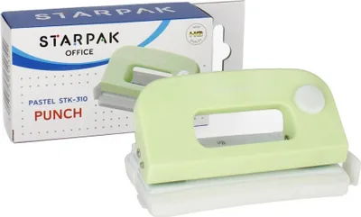 Makinë për vrima Starpak Hole Punch 310, pastel jeshile - 1