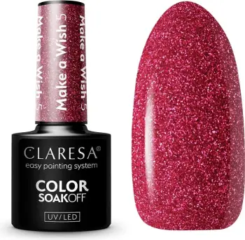 Llak për thonj për femra Claresa Make a Wish Hybrid UV/LED, 5g
