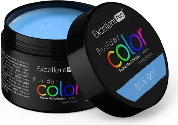 Xhel ndërtues ngjyrë për femra Excellent PRO Blue Sky, 15g