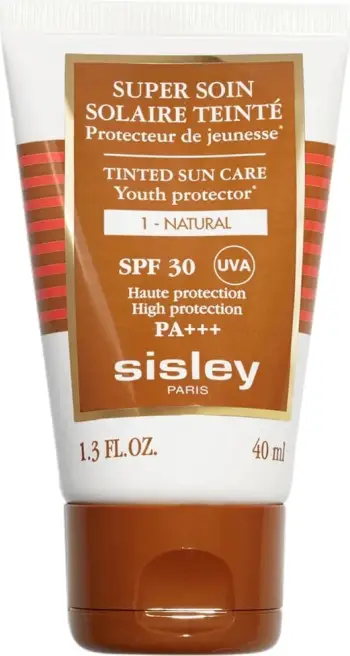 Krem i fytyrës me ngjyrë, Sisley Super Soin Solaire Tinted Sun Care SPF30 01 Natural, 40ml për femra