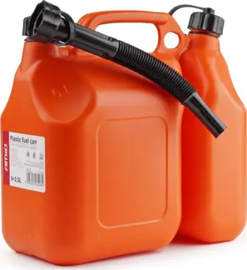 Bidon karburanti AMiO 03208 Jerrycan, 6L 2.5L, portokalli
