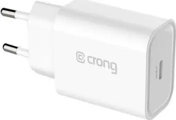 Karikues Crong, 1 x USB-C, i bardhë
